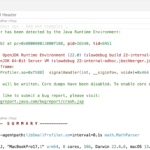 On HotSpot Error Files and Useful Tools